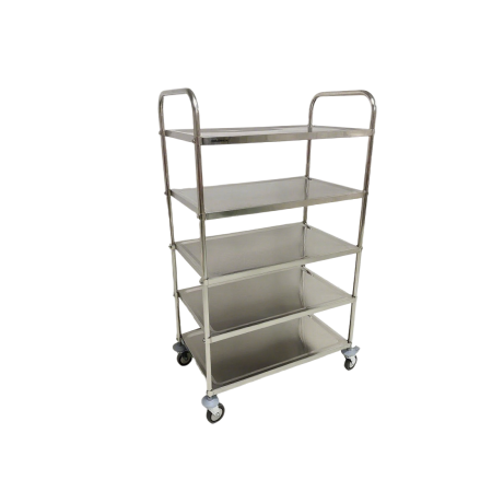 Chariot de service 860 x 530 mm - 5 niveaux IDEAL / GOLDINOX