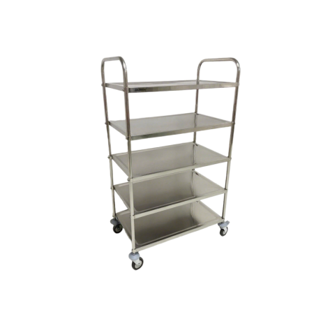 Chariot de service 860 x 530 mm - 5 niveaux PREMIUM / GOLDINOX
