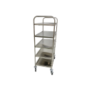 Chariot de service 860 x 530 mm - 5 niveaux PREMIUM / GOLDINOX