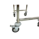 Chariot à échelles inox GN 1/1 - 6 niveaux avec plateau PREMIUM / GOLDINOX