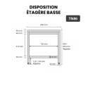 Table inox 800 x 600 mm ECO / GOLDINOX