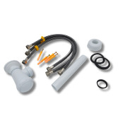 Lot de 2 Lave-mains à commande fémorale + Distributeur de savon PREMIUM / GOLDINOX