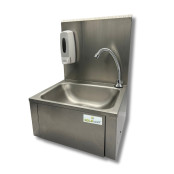 Lot de 2 Lave-mains à commande fémorale + Distributeur de savon PREMIUM / GOLDINOX