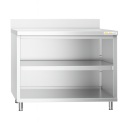 Meuble bas inox 1500 x 800 mm adossée / GOLDINOX