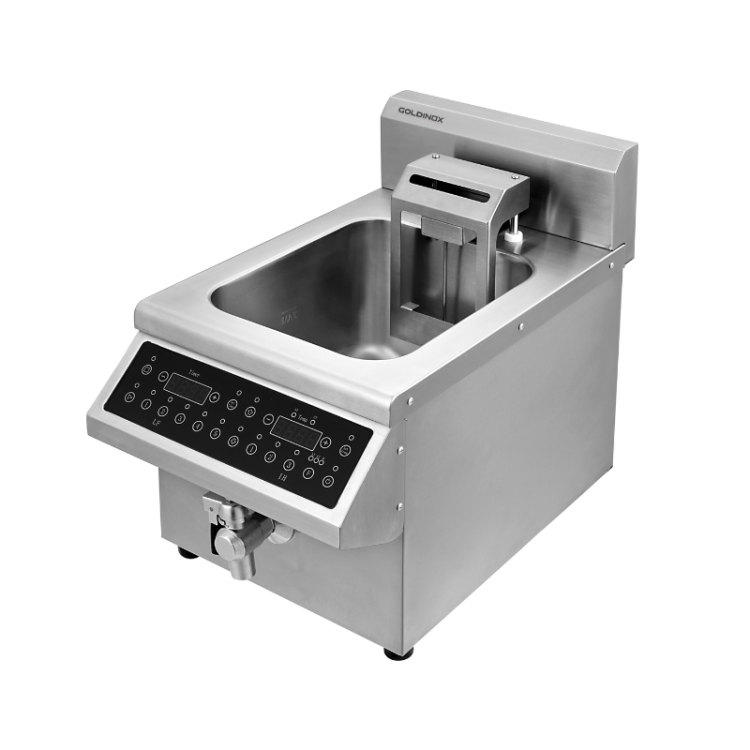 Zoom : Friteuse à induction avec élévation automatique 8 litres (3,5 kW - 230V) PREMIUM / GOLDINOX Friteuse à induction avec élévation automatique 8 litres (3,5 kW - 230V) PREMIUM / GOLDINOX