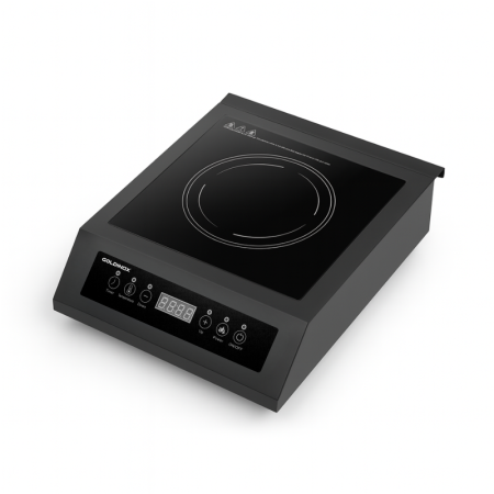 Plaque à induction digitale 3,5 kW Full Black PREMIUM / GOLDINOX