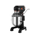 Batteur planétaire noir 20 Litres (3 vitesses) avec 3 accessoires PREMIUM - GOLDINOX