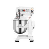 Batteur planétaire blanc 20 Litres (3 vitesses) avec 3 accessoires IDEAL - GOLDINOX