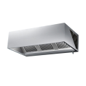 Hotte caisson sans moteur 4000x900x450 mm avec éclairage, filtre et robinet de vidange PREMIUM / GOLDINOX