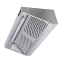 Hotte murale avec moteur 1800x700x450 mm avec variateur, éclairage, filtre et robinet de vidange PREMIUM / GOLDINOX