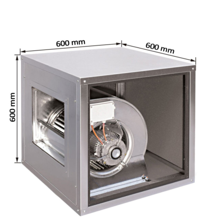 Caisson de ventilation 3790 m³/heure insonorisé PREMIUM - GOLDINOX