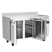 Table réfrigérée adossée Tropicalisée 2 portes PREMIUM - GOLDINOX