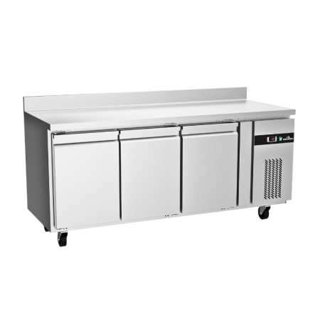 Table réfrigérée adossée Tropicalisée 3 portes PREMIUM - GOLDINOX