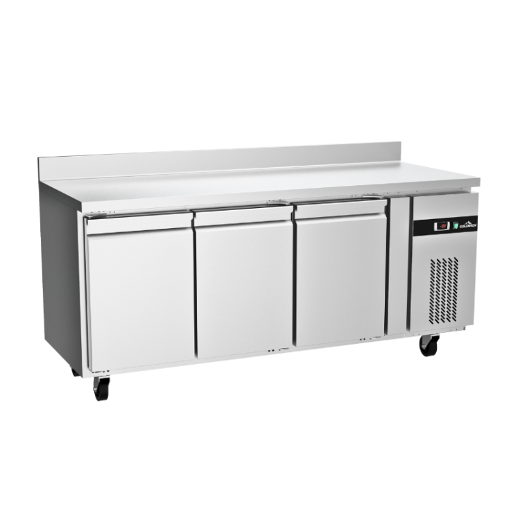 Table réfrigérée adossée Tropicalisée 3 portes PREMIUM - GOLDINOX