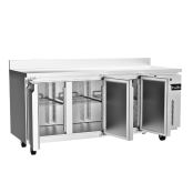Table réfrigérée adossée Tropicalisée 3 portes PREMIUM - GOLDINOX