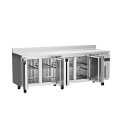 Table réfrigérée adossée Tropicalisée 4 portes PREMIUM - GOLDINOX