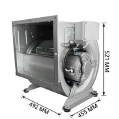 Moteur escargot 6250 m³/heure pour caisson PREMIUM - GOLDINOX