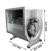 Moteur escargot 3790 m³/heure pour caisson PREMIUM - GOLDINOX