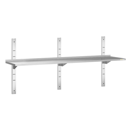 Etagère murale en inox 1600 x 400 mm IDEAL - GOLDINOX