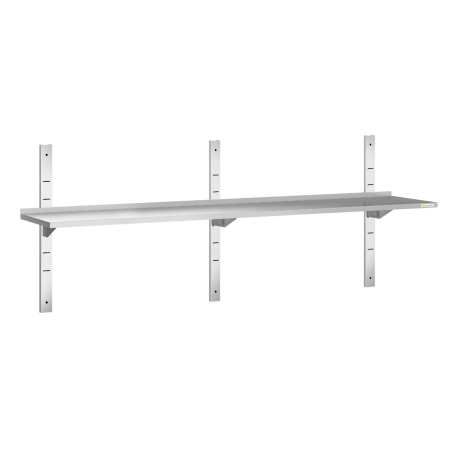 Etagère murale en inox 1800 x 400 mm IDEAL - GOLDINOX