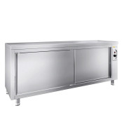 Meuble bas inox chauffant 1800 x 700 mm ECO / GOLDINOX