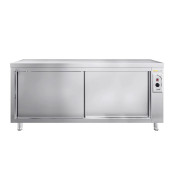 Meuble bas inox chauffant 1800 x 700 mm ECO / GOLDINOX