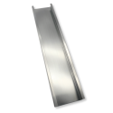 Plaque en inox 100x500x20mm pour modèle TH et EH profondeur 900mm PREMIUM - GOLDINOX