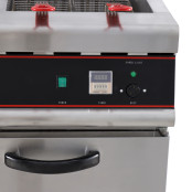 Friteuse électrique professionnelle sur coffre 21 + 21 Litres (20 kW) IDEAL - GOLDINOX