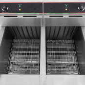 Friteuse électrique professionnelle sur coffre 21 + 21 Litres (20 kW) IDEAL - GOLDINOX