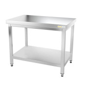 LOT DE 3 Tables de travail en inox 1000 x 600 mm PREMIUM / GOLDINOX