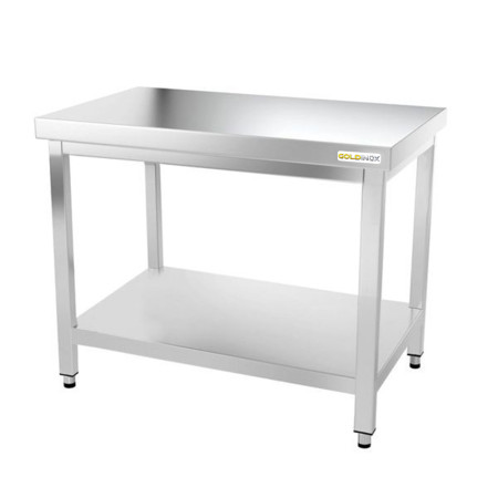 LOT DE 3 Tables de travail en inox 1000 x 600 mm PREMIUM / GOLDINOX