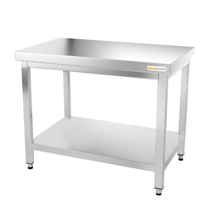 LOT DE 3 Tables de travail en inox 1000 x 600 mm PREMIUM / GOLDINOX
