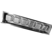 Support bacs GN en acier inoxydable (6 x GN 1/6) PREMIUM - GOLDINOX