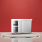 Meuble bas inox 1000 x 600 mm PREMIUM / GOLDINOX