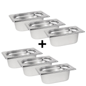 Bac Gastro GN 1/9 (profondeur 100 mm) / GOLDINOX