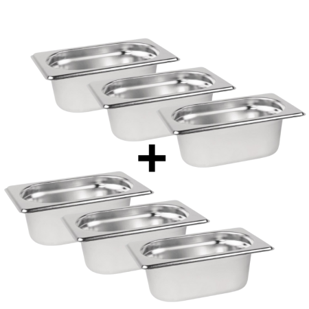 Bac Gastro GN 1/9 (profondeur 100 mm) / GOLDINOX