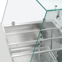 Saladette réfrigérée vitrée compacte 2 portes PREMIUM - GOLDINOX