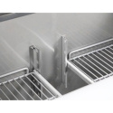 Saladette réfrigérée vitrée compacte 3 portes IDEAL - GOLDINOX
