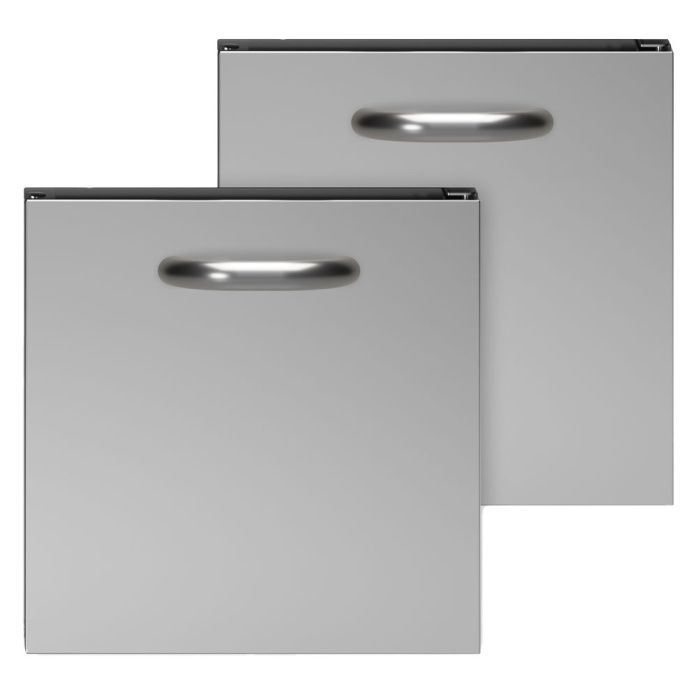 2 portes pour soubassement MD732 (ouverture droite et gauche) PREMIUM - GOLDINOX