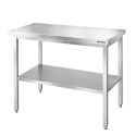Table de travail en inox Bar 1200x600 mm avec 3 étagères inférieures PREMIUM - GOLDINOX