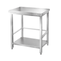 Table de travail en inox Bar 800x700 mm avec renfort PREMIUM - GOLDINOX
