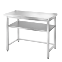 Table de travail en inox Bar 1200x500 mm avec renfort PREMIUM - GOLDINOX