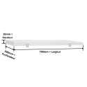 Plaque de découpe blanche 700x500 mm (Conforme HACCP) PREMIUM - GOLDINOX