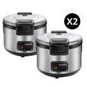 LOT DE 2 Cuiseurs à riz professionnel 19 Litres PREMIUM - GOLDINOX