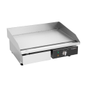 Plancha en acier lisse électrique professionnelle 555x430 mm IDEAL - GOLDINOX