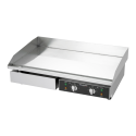 Plancha en acier lisse chromée électrique professionnelle 730x470 mm PREMIUM - GOLDINOX