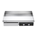 Plancha en acier lisse chromée électrique professionnelle 730x470 mm PREMIUM - GOLDINOX