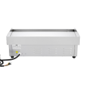 Plancha en acier lisse chromée électrique professionnelle 730x470 mm PREMIUM - GOLDINOX