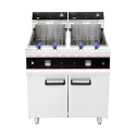 Friteuse électrique professionnelle sur coffre 21 + 21 Litres (20 kW) IDEAL - GOLDINOX