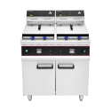 Friteuse électrique professionnelle sur coffre 21 + 21 Litres (20 kW) IDEAL - GOLDINOX